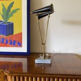 Lampe de table vintage à double lumière, Italie 1960