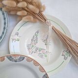 Assiettes creuses HBCM, St Amand