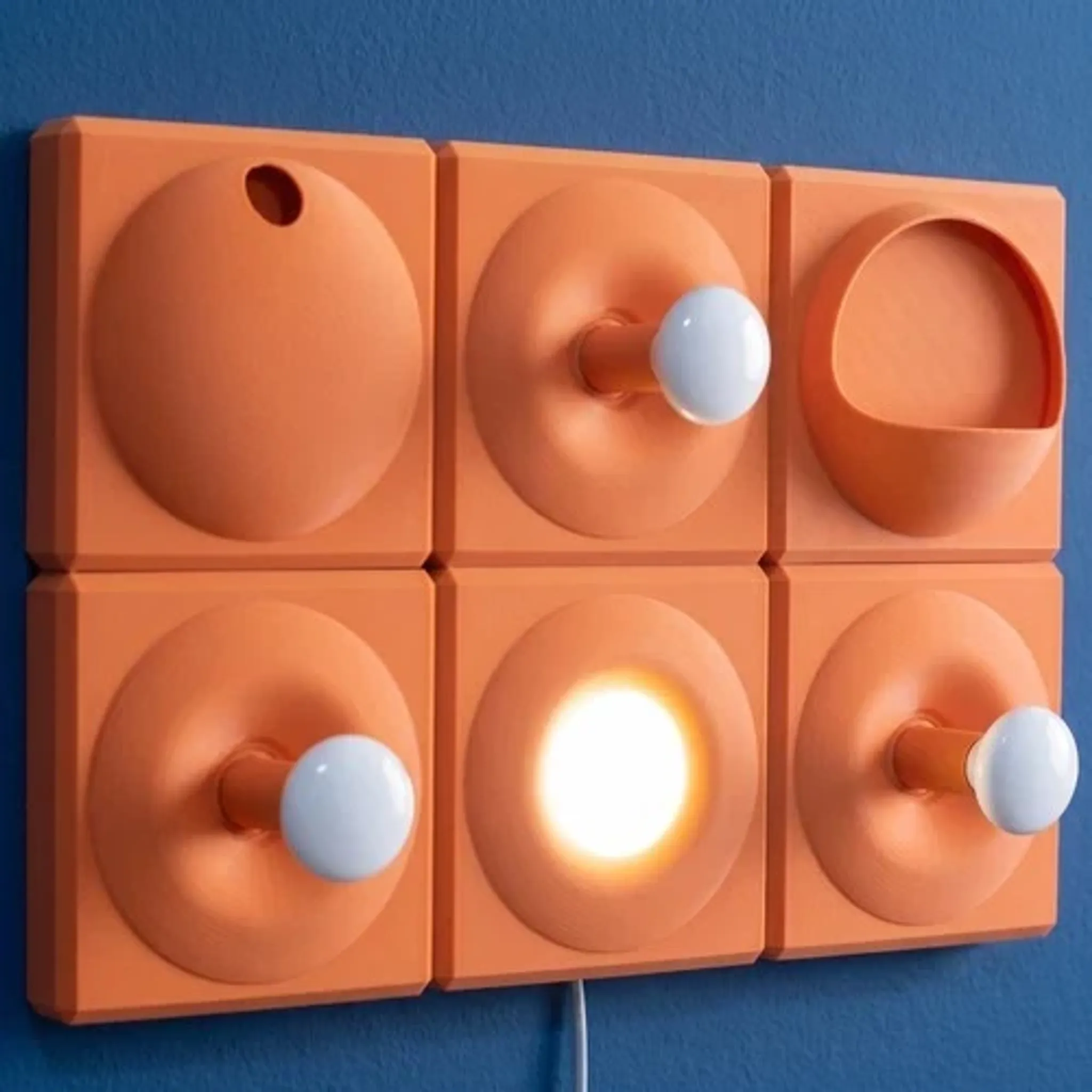 Space Age Wardrobe | Pocket Panels | 3D Wall Panel | Wall Decoration Mid-century Boho