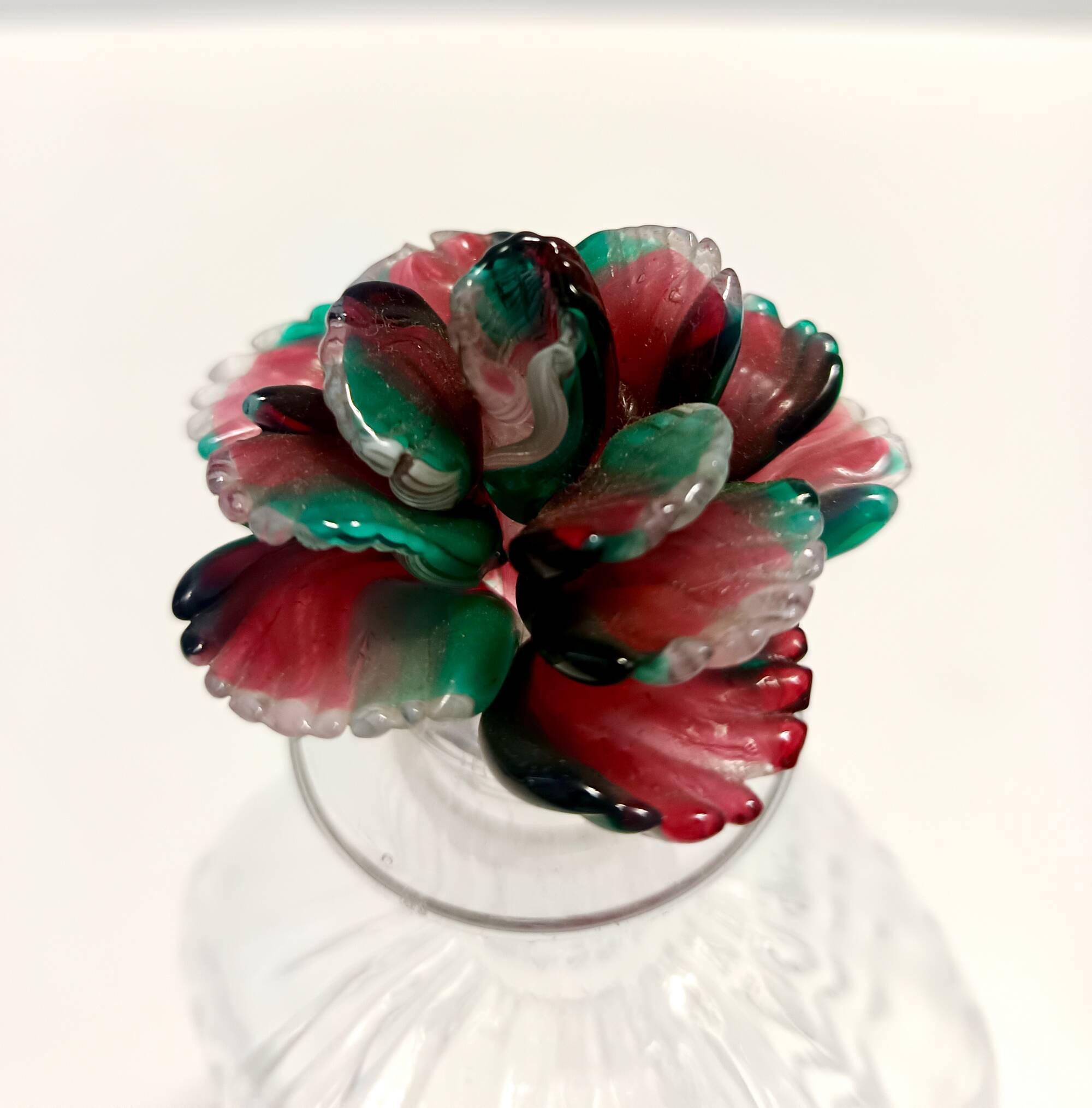 Transparent Murano Glass Decanter Bottle by Carlo Moretti, Italy