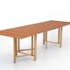 Scandinavian dining table model Maria by Bruno Mathsson in teak, 1960 edition
