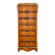 Marquetry Drop-Leaf Secretary, Louis XV Style, 19th Century