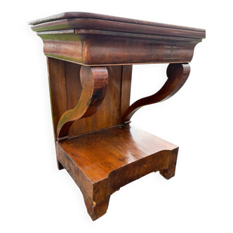 Restoration period console in walnut circa 1800