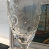 Klein crystal champagne flutes