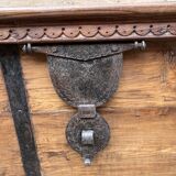 bench - teak chest from Burma with original fittings