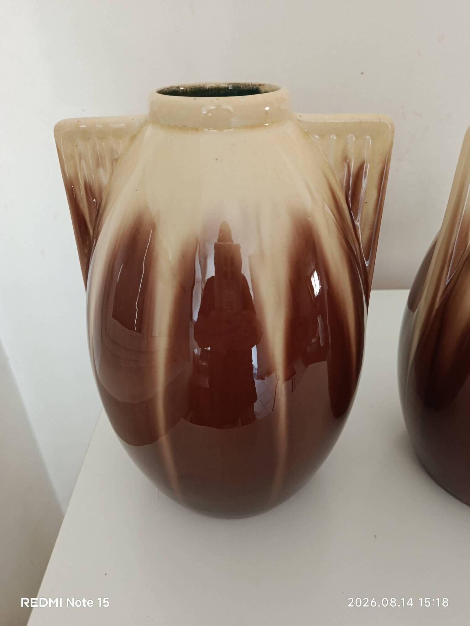 pair of vases by Gustave de Bryn