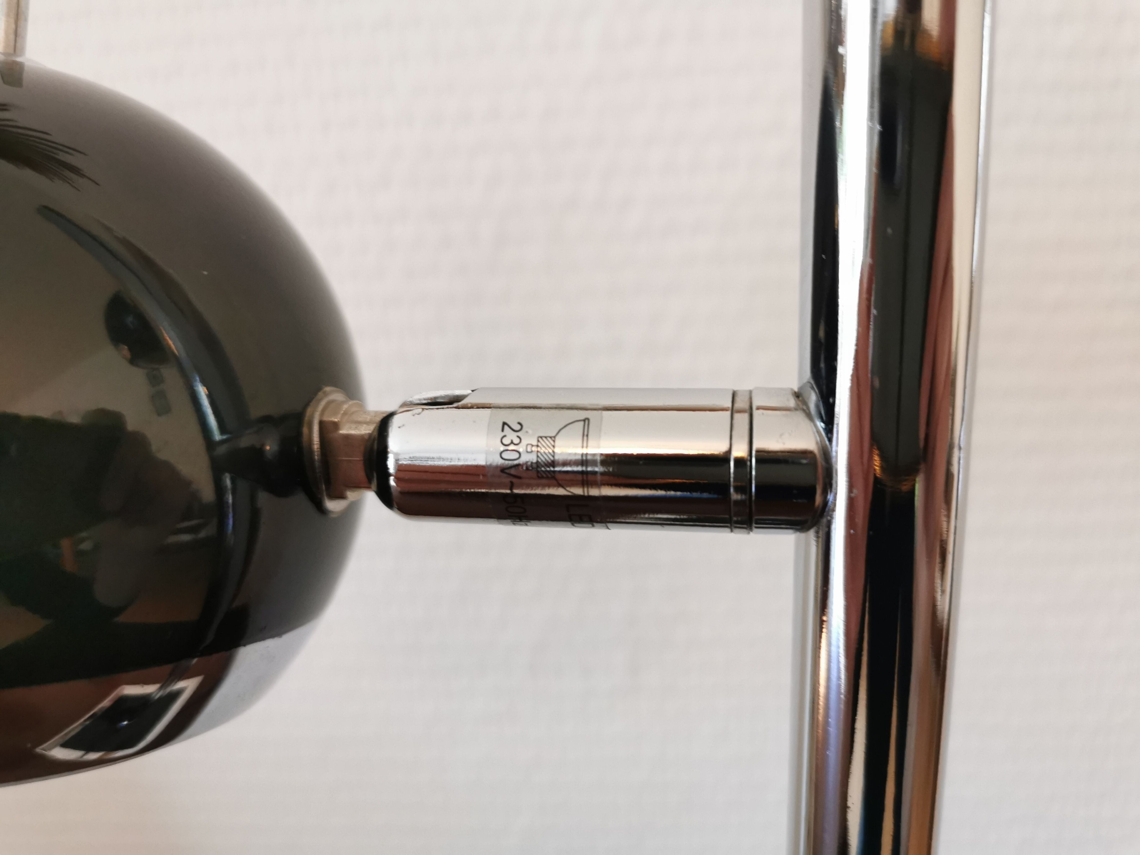 Vintage eyeball lamp Seylumière Hary