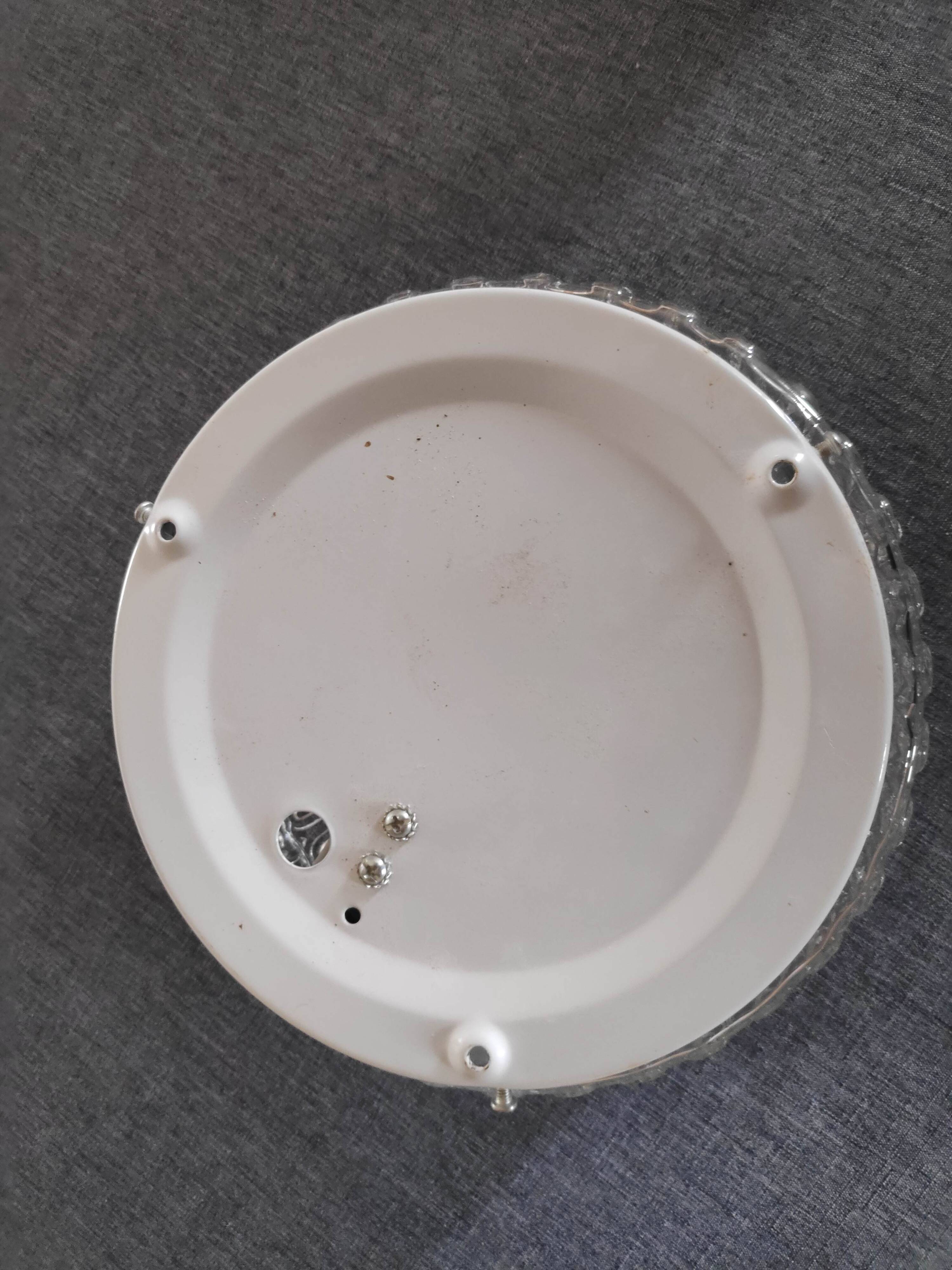 Plafonnier rond en verre