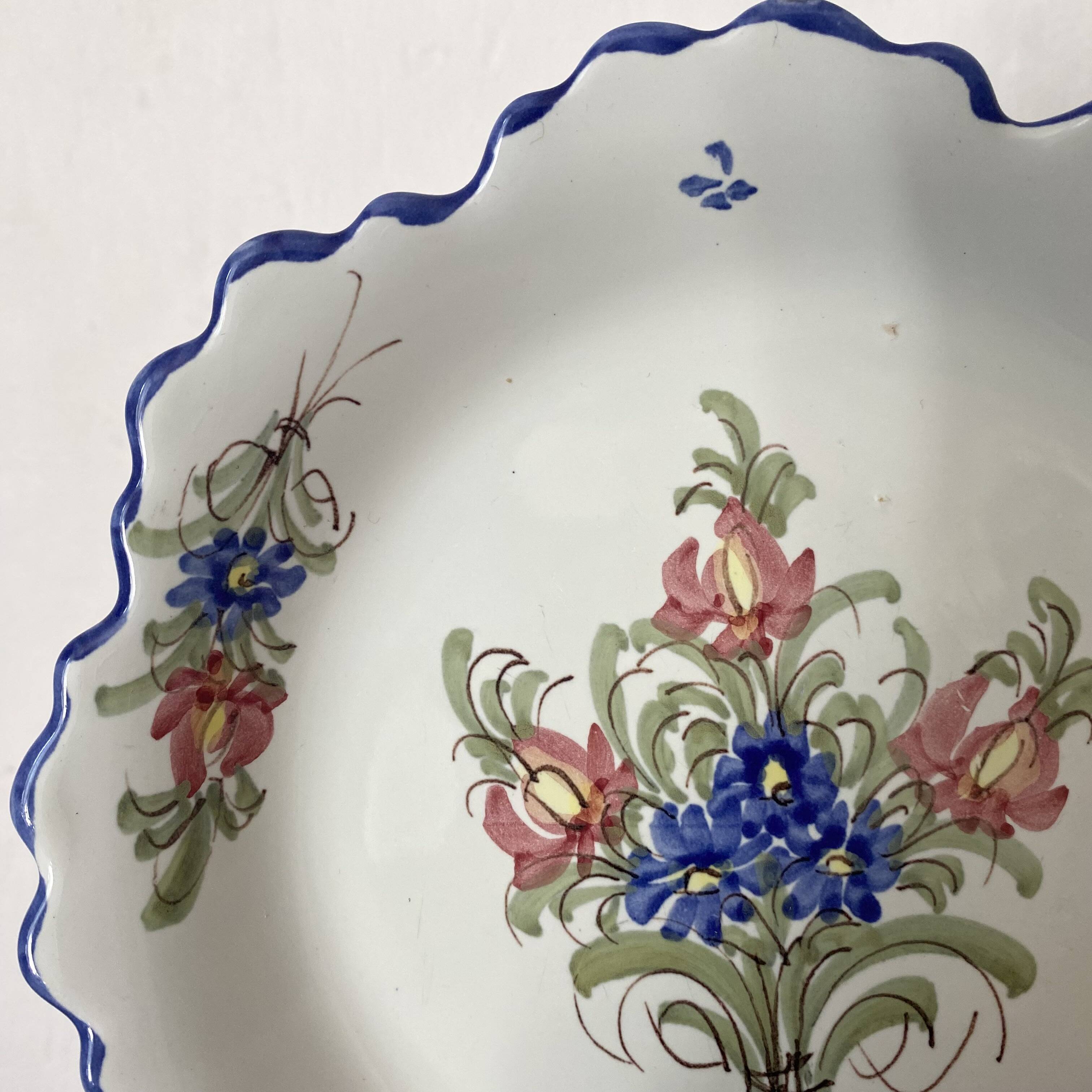 Old Martres Tolosane dessert plates
