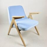 Light blue bunny armchair by józef chierowski