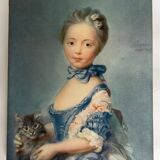 Painting: oil on canvas. Portrait. Reproduction.