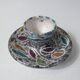 Vallauris ceramic eggcup signed Yvan Borty