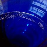 Signed and dated Murano glass ashtray
