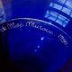 Signed and dated Murano glass ashtray
