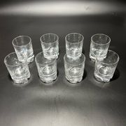 Coffret de huit verres à cocktail de la marque Daum