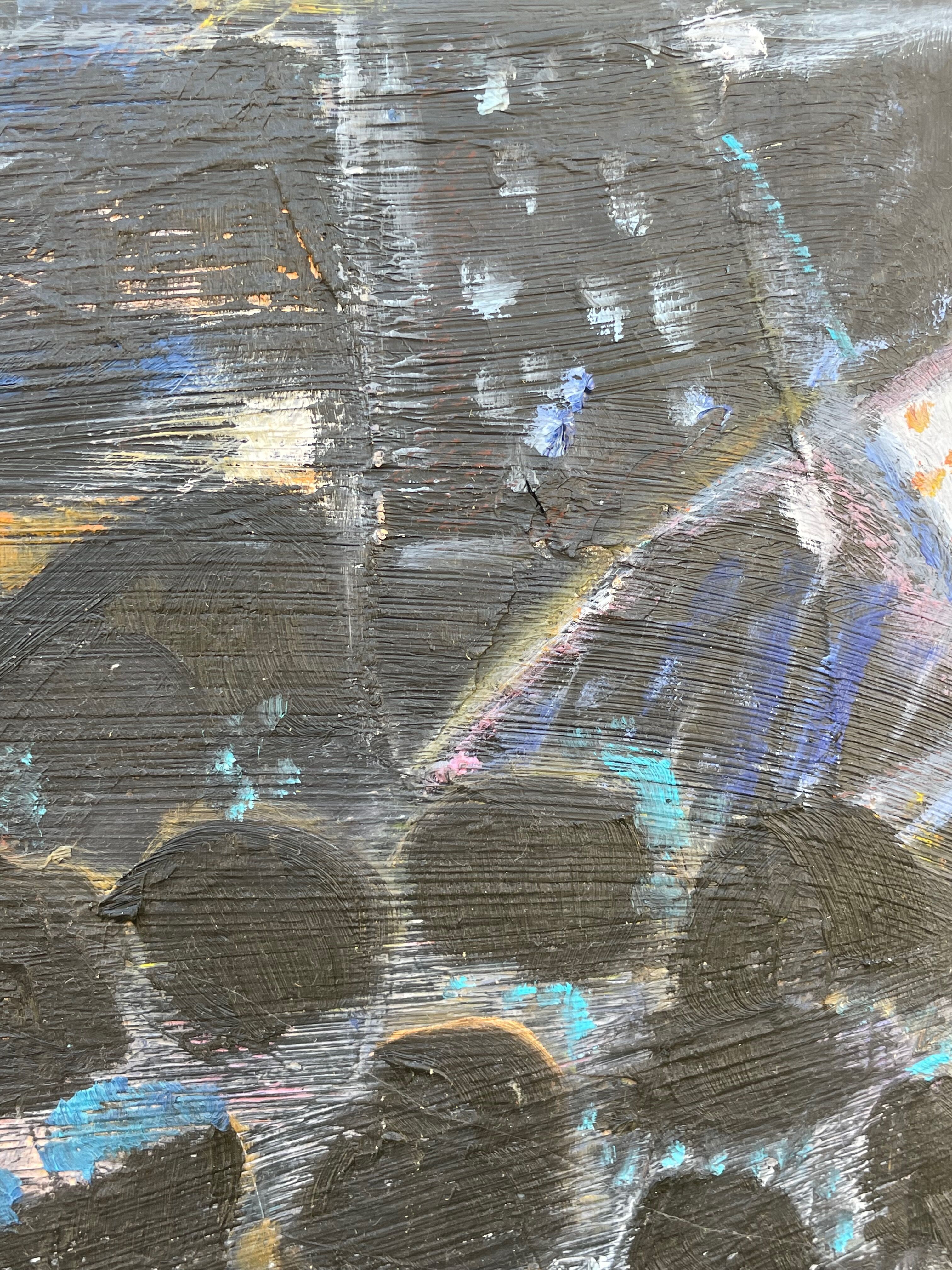 Painting modern still life painting card game