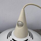 Pendant light 1980 white metal