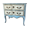 LouisXV style chest of drawers, 2 drawers painted