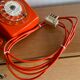 Vintage Socotel orange dial phone, 1971