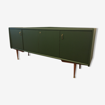 Vintage khaki green buffet