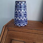 Blue and White Ceramic Decorative Vase Robert Picault