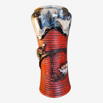 Asian-inspired vase