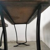 Pair of ceramic and metal nesting tables 1970