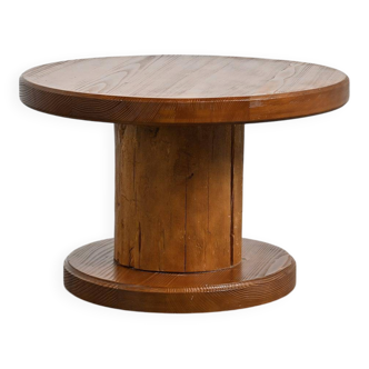 Circular coffee table, popular art 1960