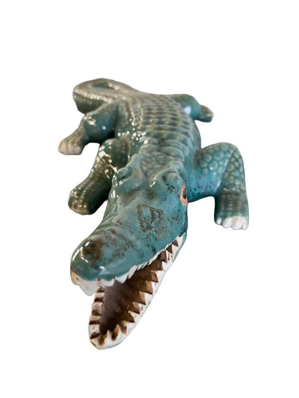 Vintage 'crocodile' figurine / decoration