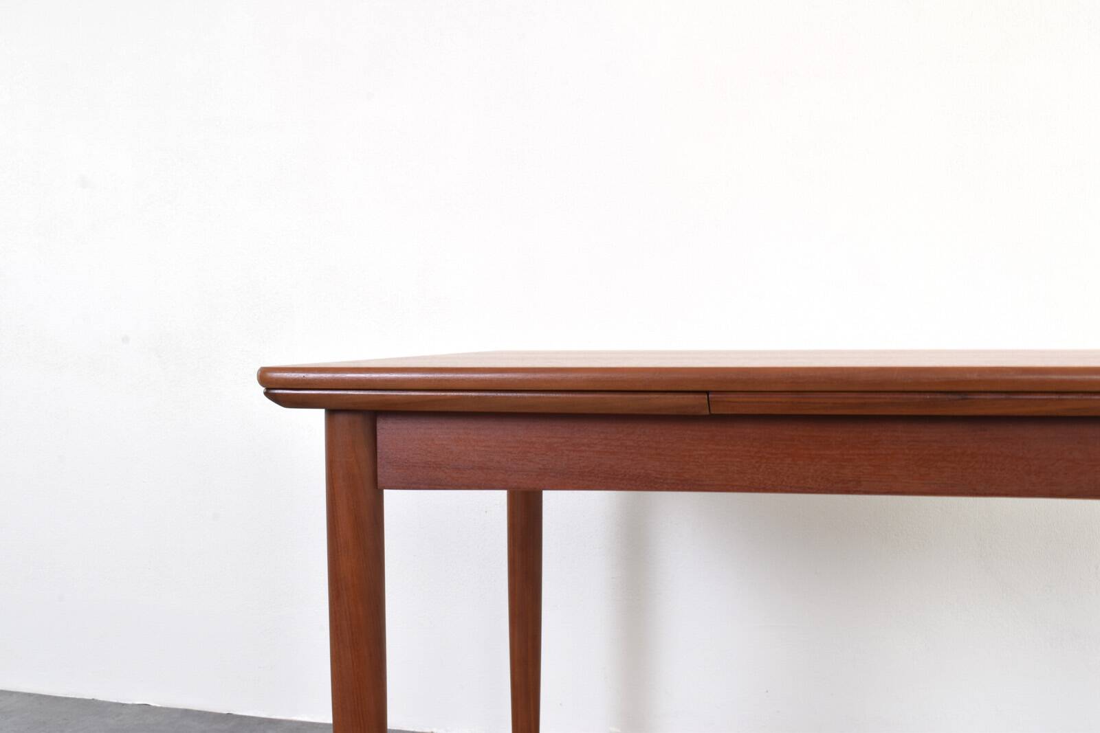 Mid-Century Danish Teak Extendable Dining Table, 1960s.