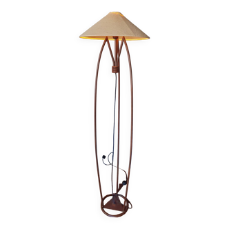 Wrought iron floor lamp