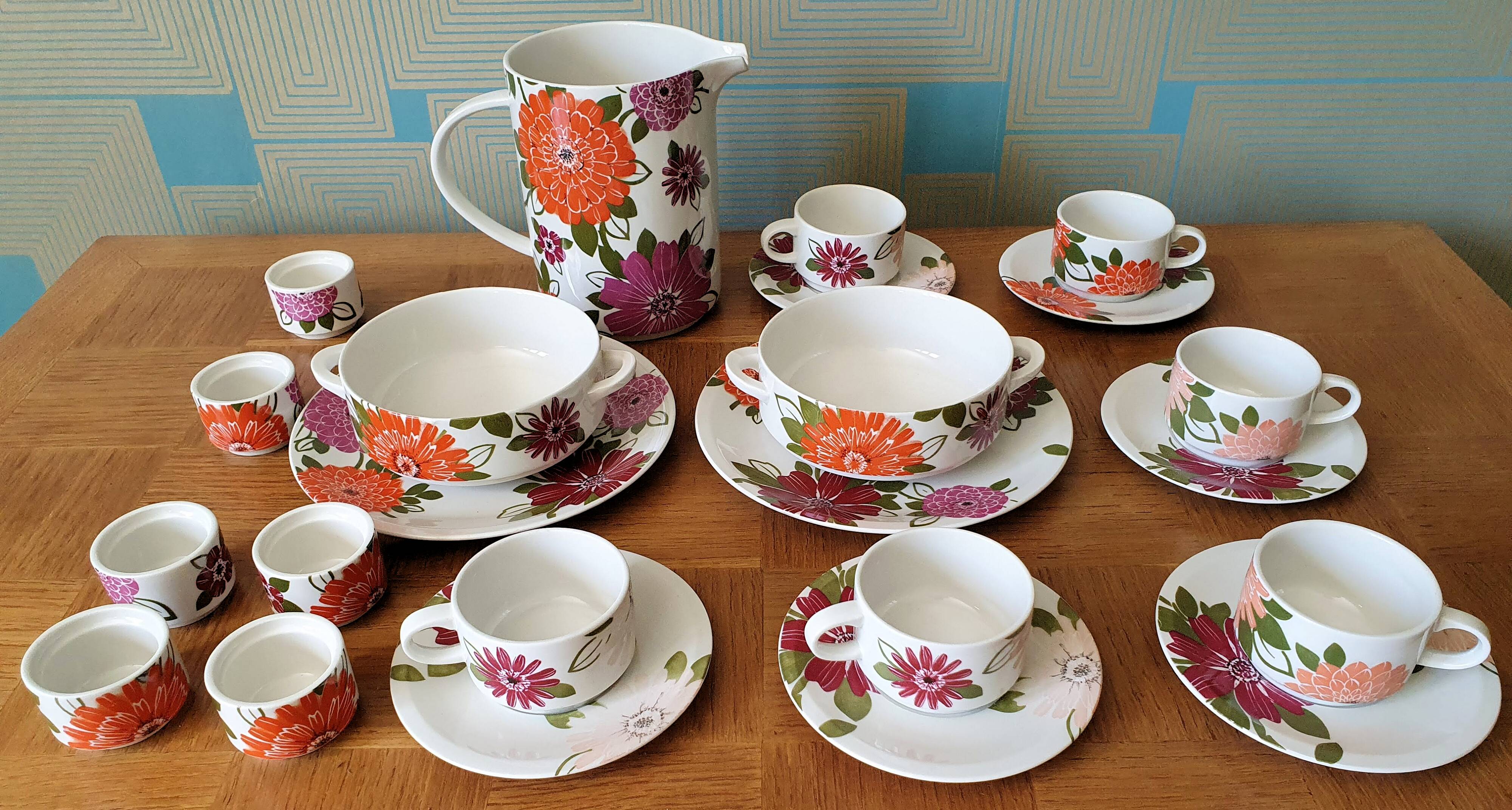 Service vintage Villeroy & Boch Septfontaines