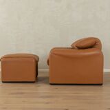 675 Maralunga Armchair & Ottoman, Vico Magistretti, Cassina