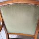 Fauteuil anglais velours vert