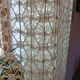 Vintage crochet curtain
