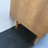 60s light oak chest of drawers