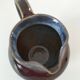Set of artisanal ceramics in shades of blue.