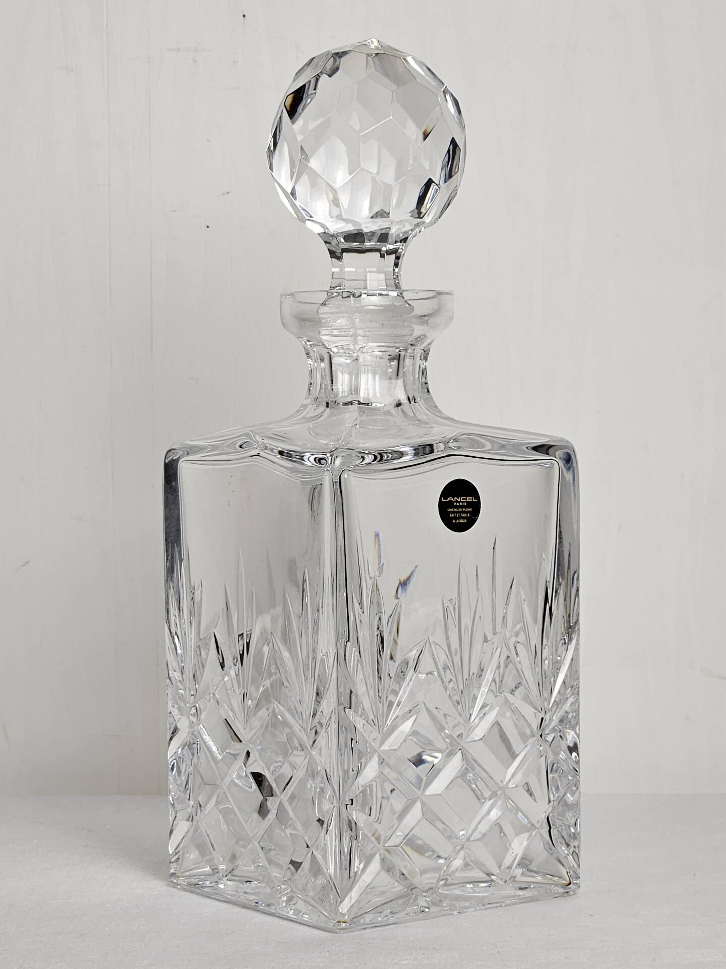 Carafe à whisky cristal Lancel Paris