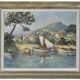 G. MARCHAND (20th century) Oil on canvas "Mediterranean Landscape"