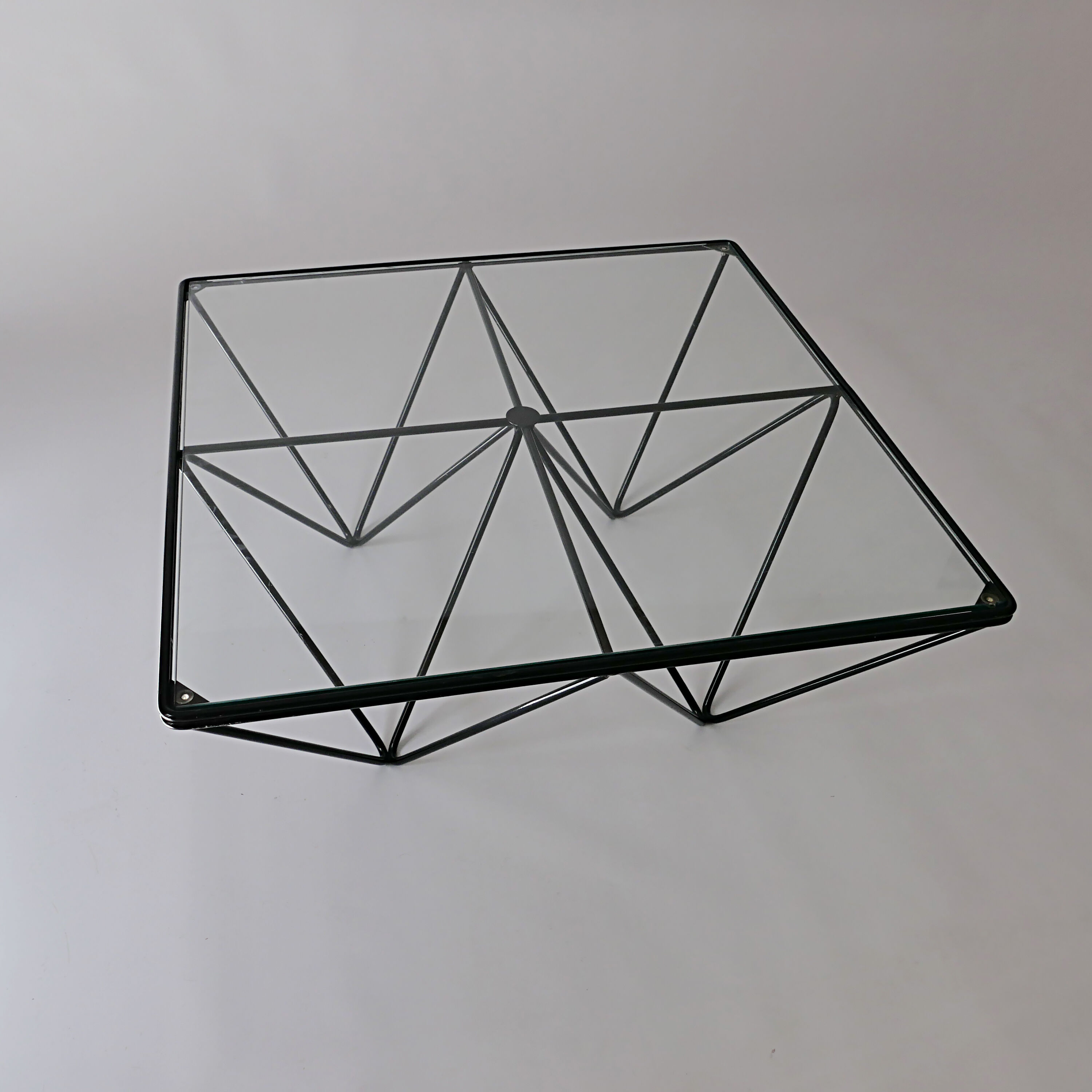 table basse carré années vintage 1970 1980 design Paolo Piva Italia