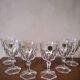 6 water glasses model Chaumont by crystal of Arques