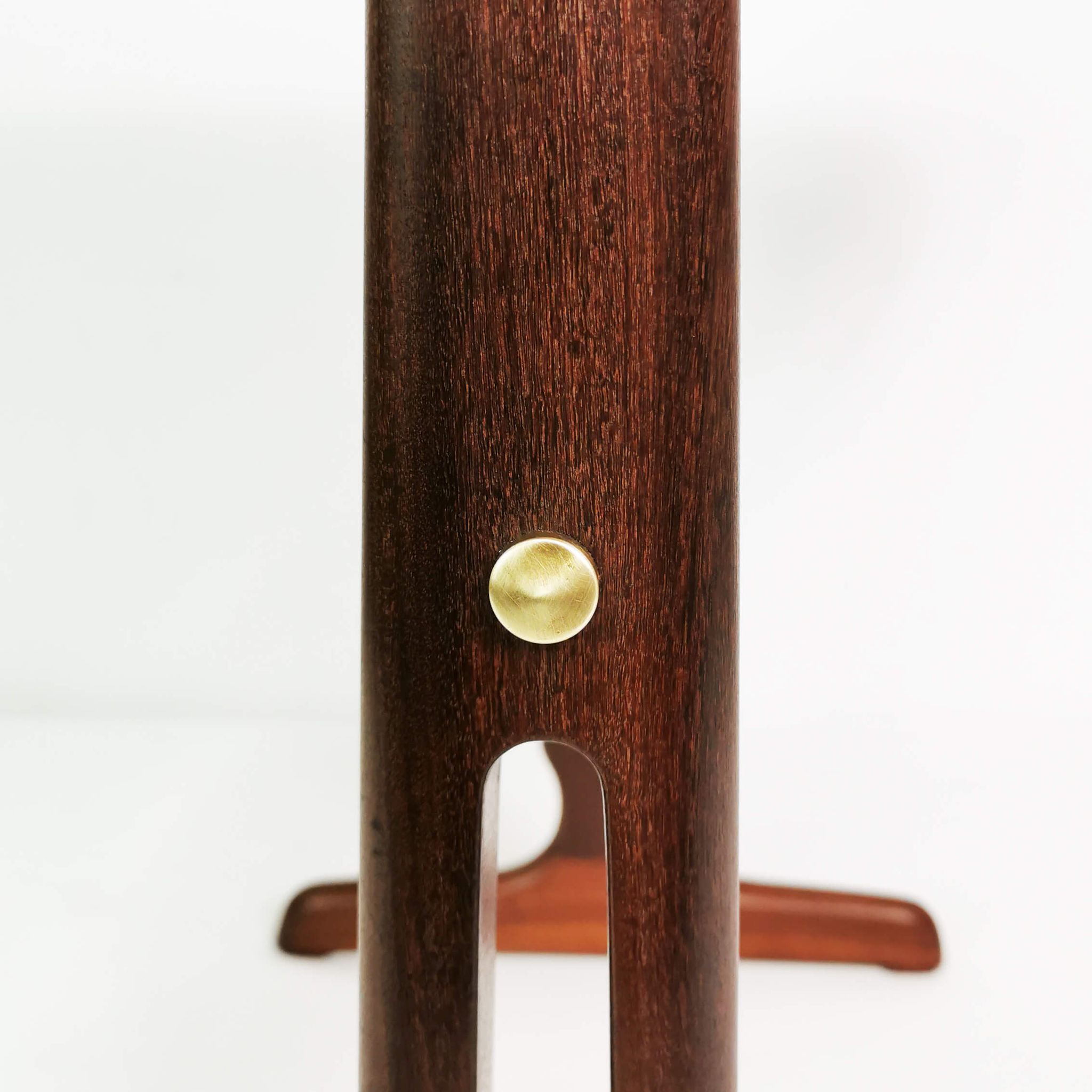 Teak & rosewood extendable table, Denmark, 1960s