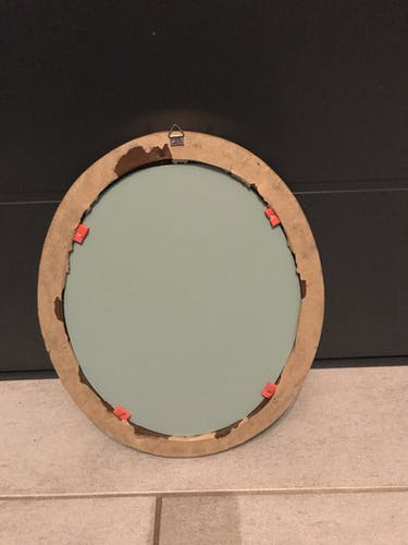 Golden old mirror 34x27cm