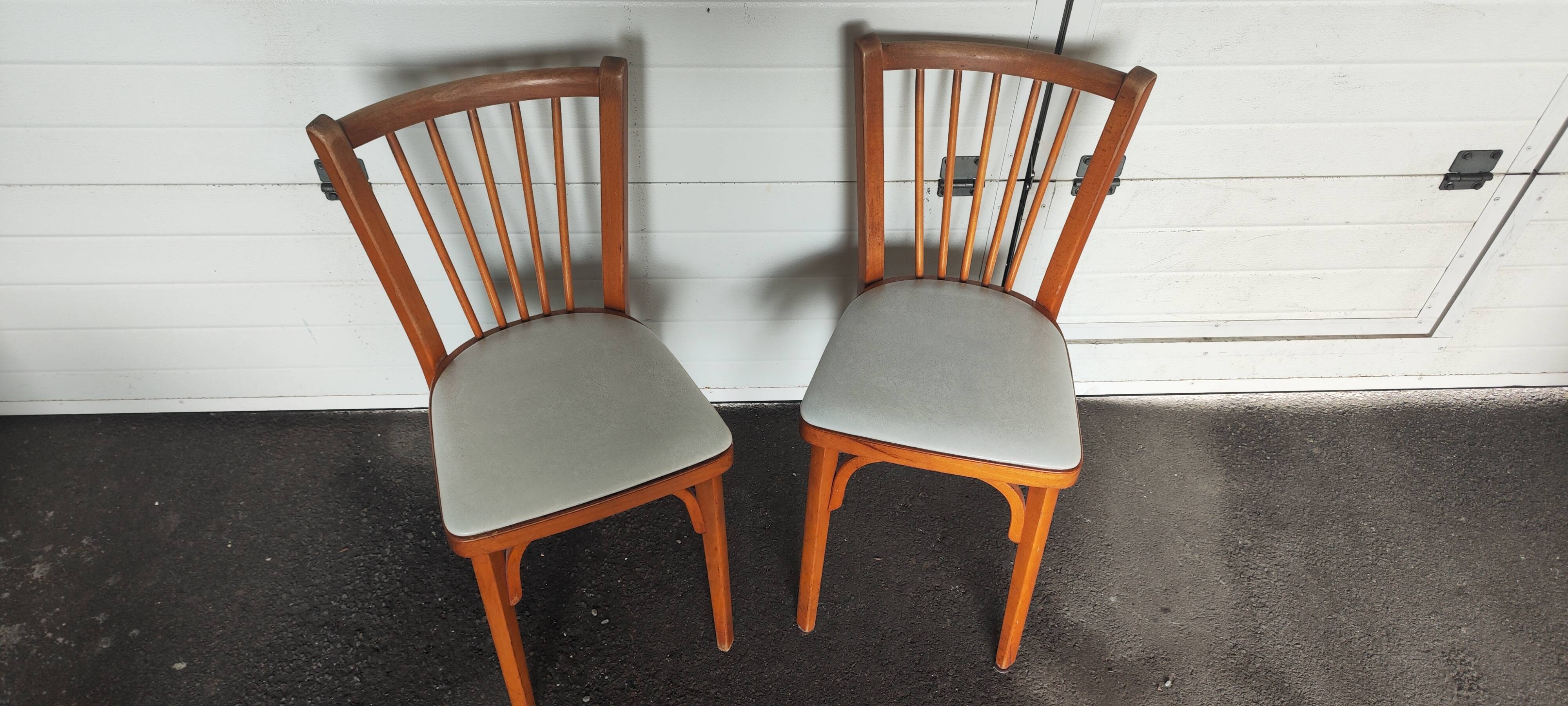 Pair of Baumann chairs 1970
