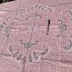 New rectangular tablecloth AG hand-embroidered 196X174cm