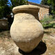 Ancient terracotta pottery jar