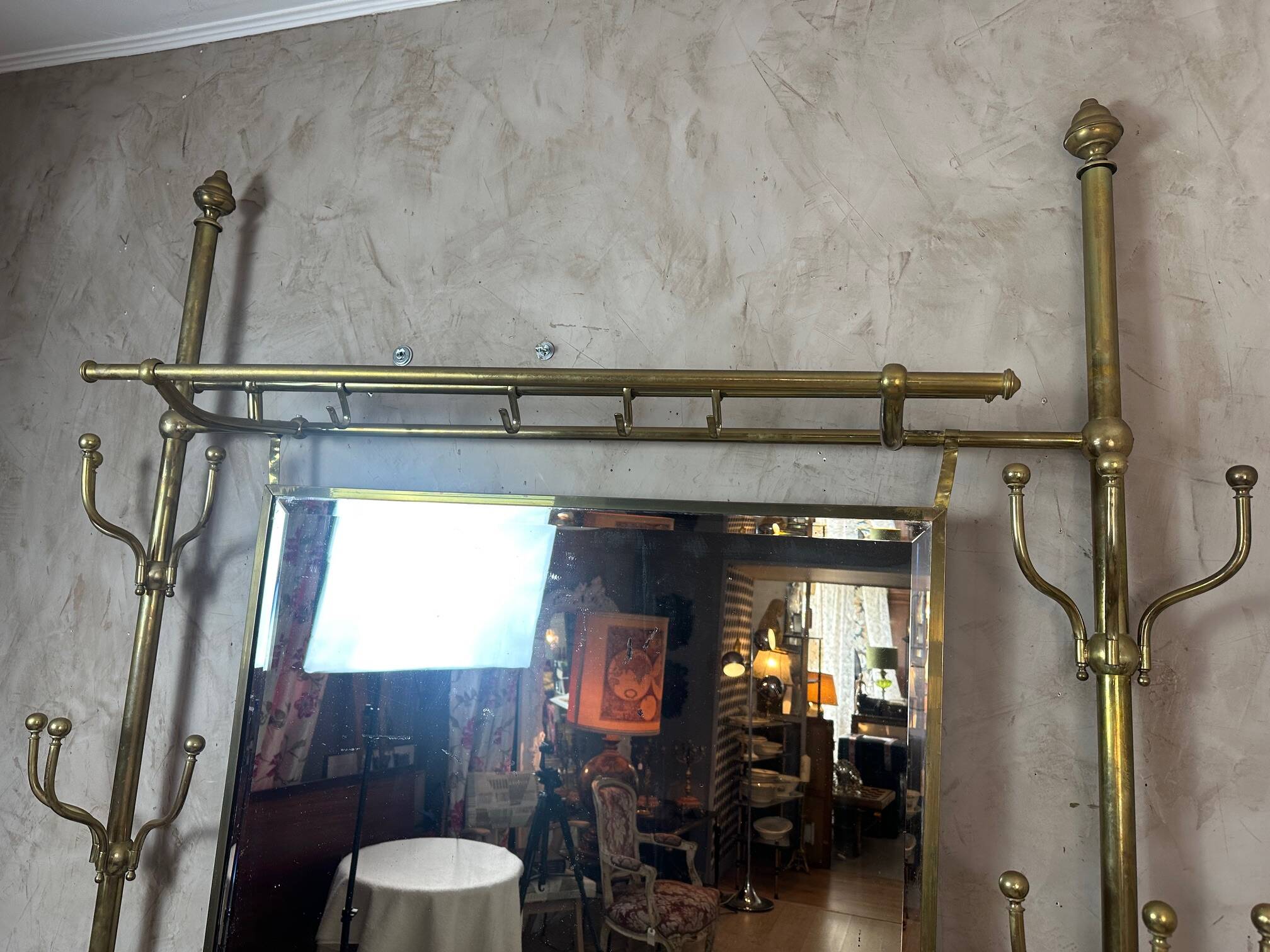 Grande patère 1900 en laiton