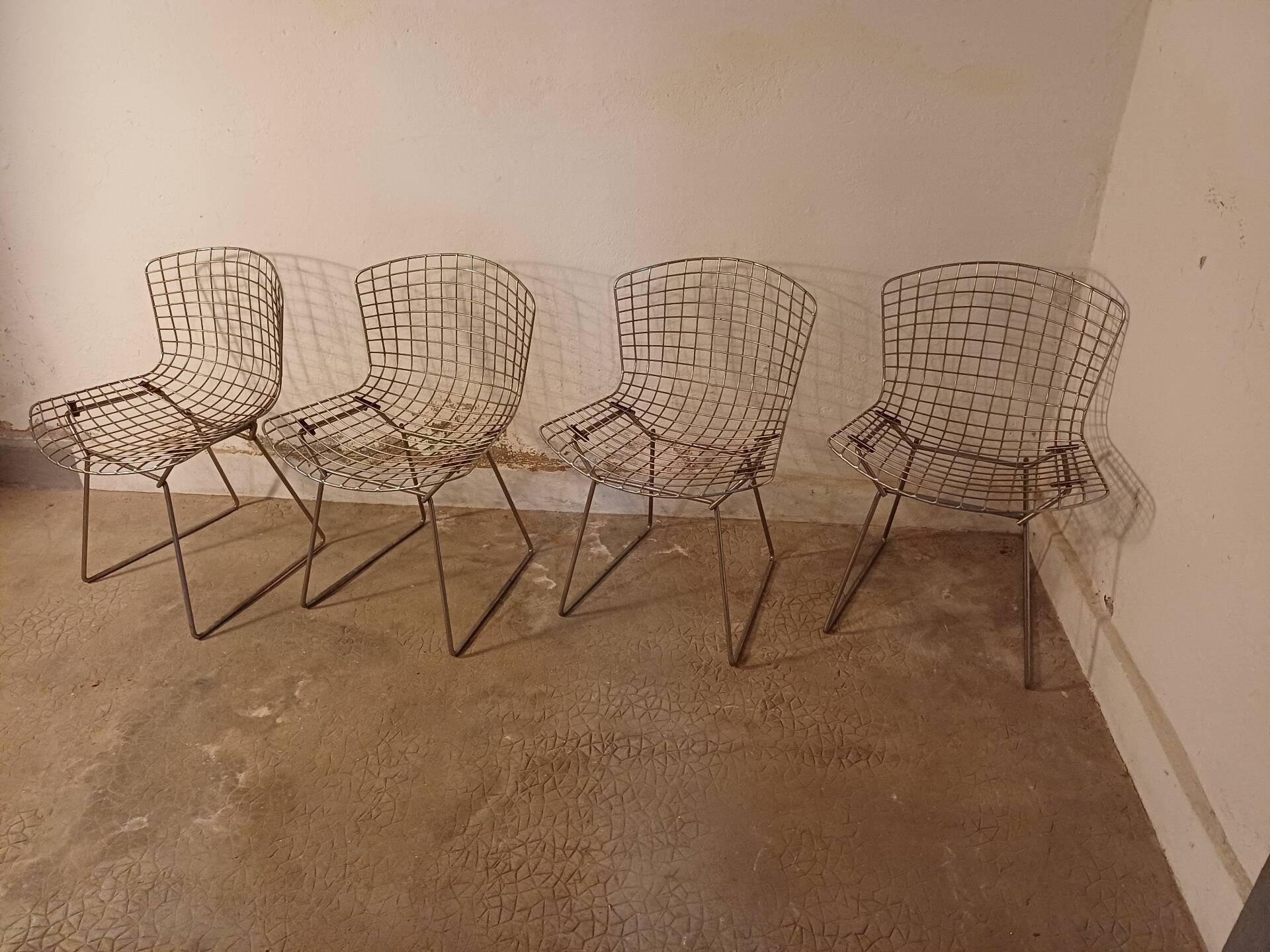 Série de 4 chaises Harry Bertoia