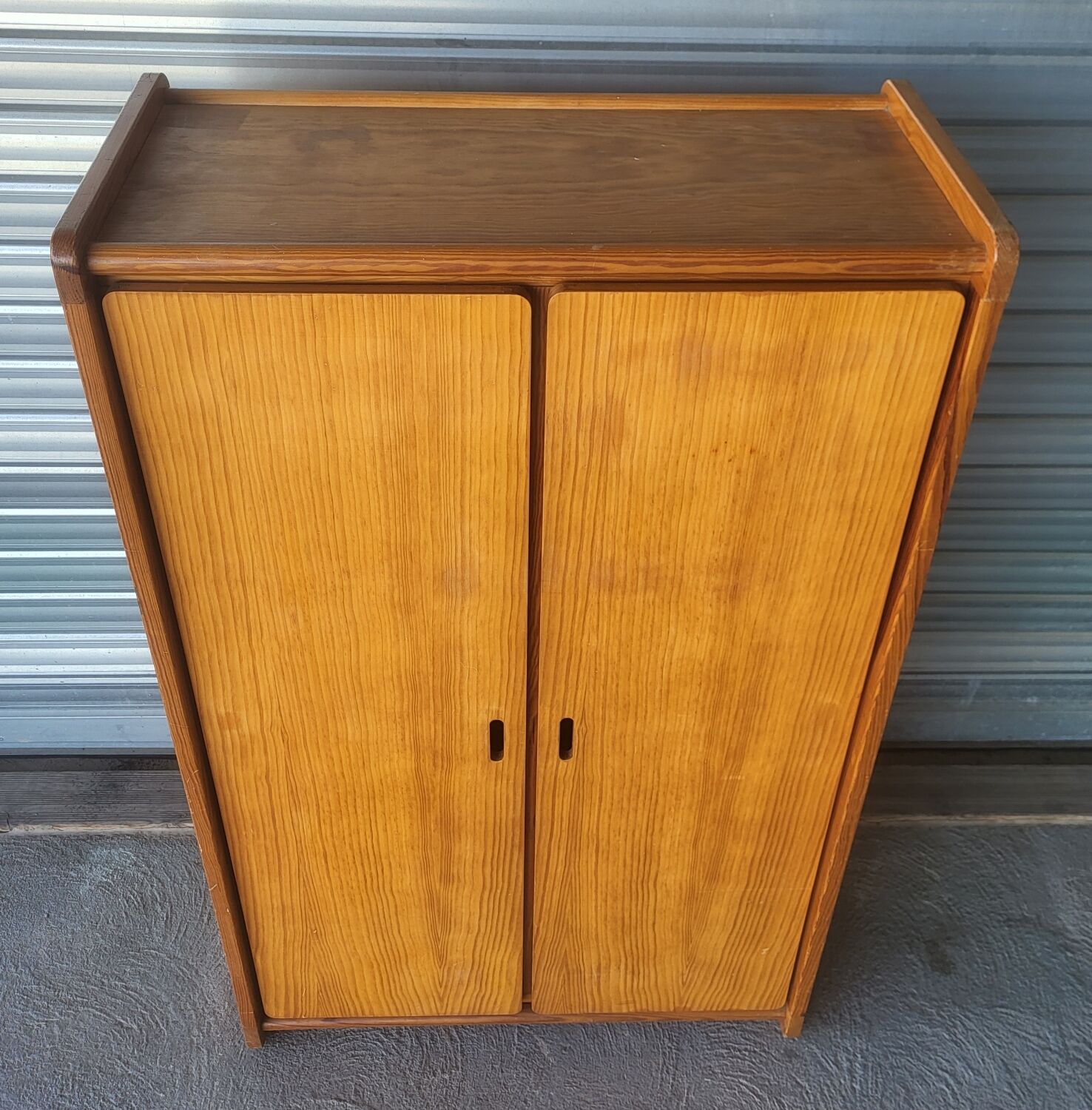 Vintage wardrobe in solid wood