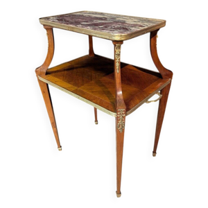 Table à Thé Louis XVI - marqueterie